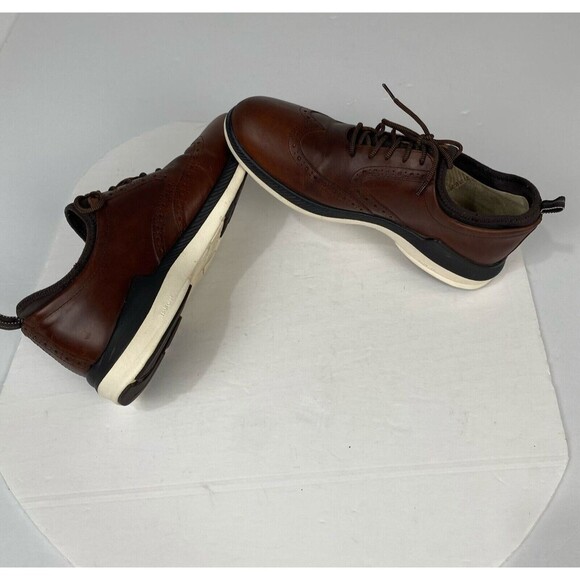 Johnston & Murphy XC4 Lancer Wingtip Shoe Size 9 M Brown Casual Waterproof - Picture 10 of 14